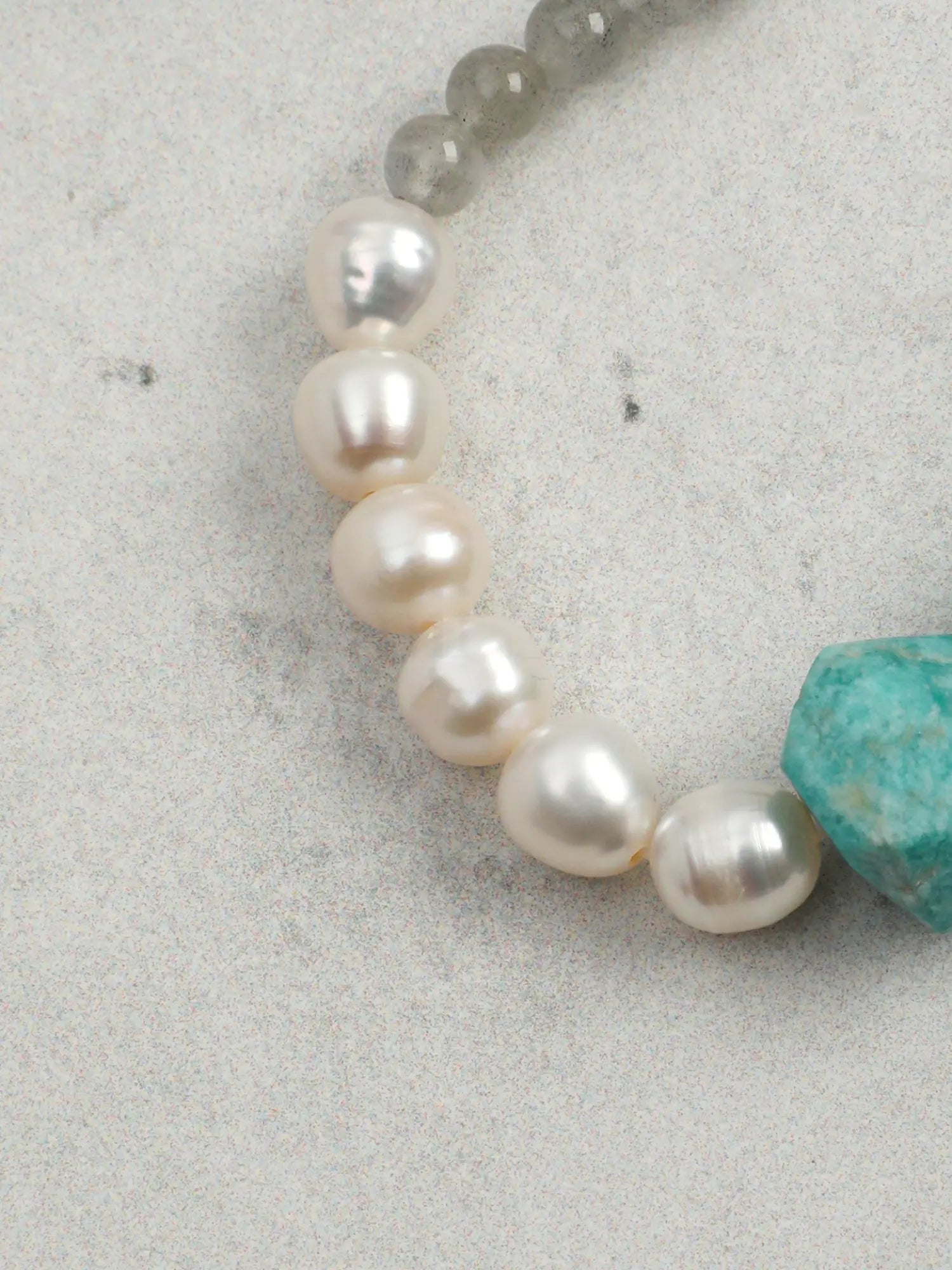 Azure Moon Bead Bracelet