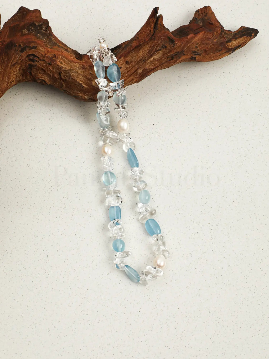 ’Bingyu’ Blue Ice Necklace