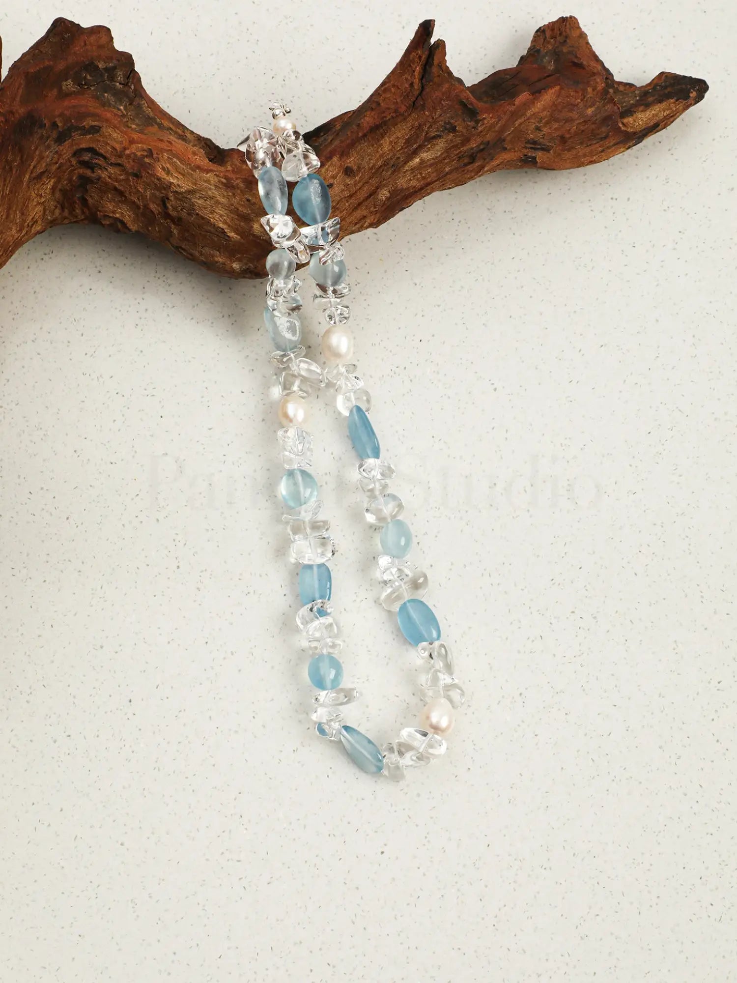 ’Bingyu’ Blue Ice Necklace