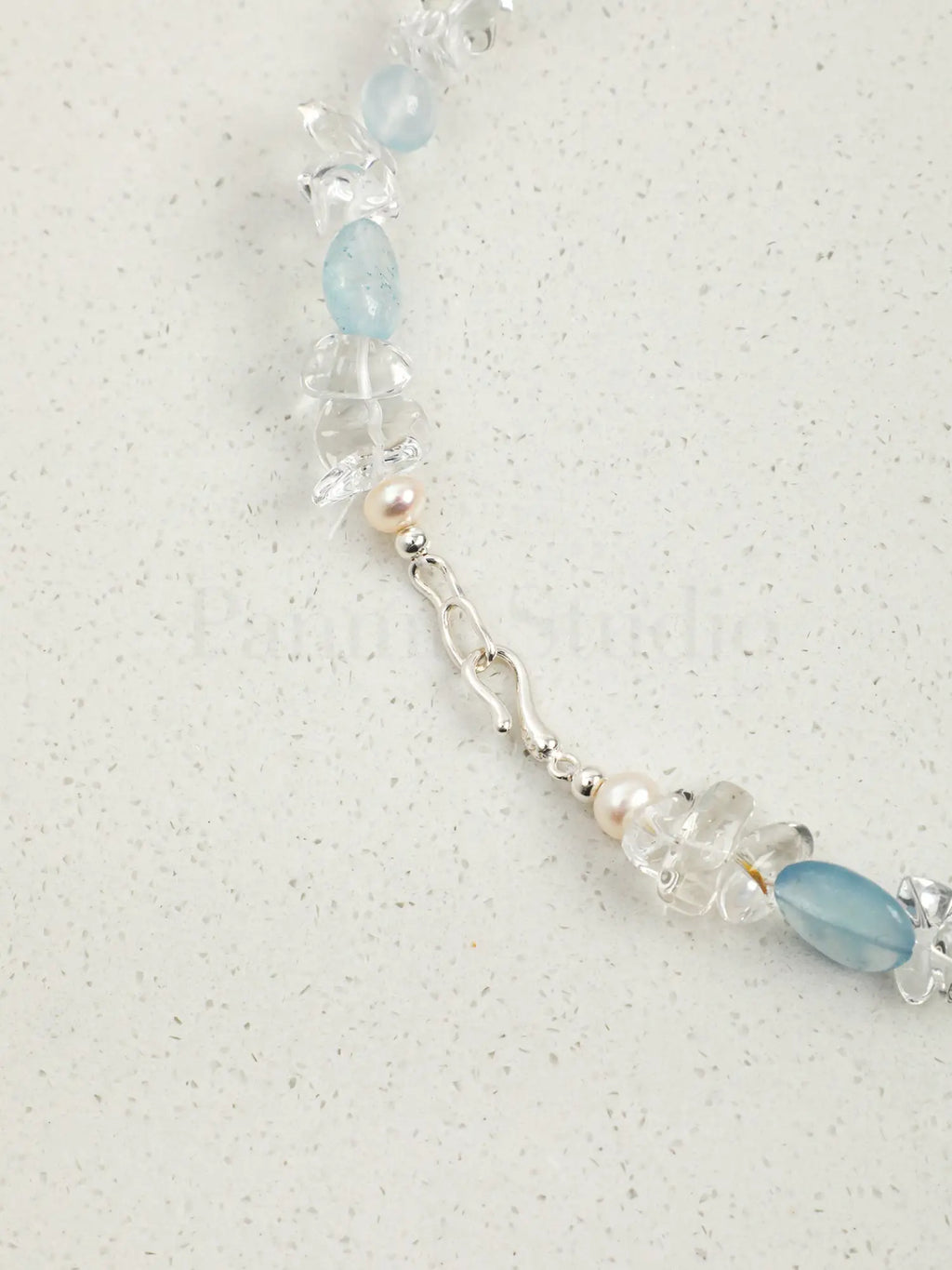 ’Bingyu’ Blue Ice Necklace