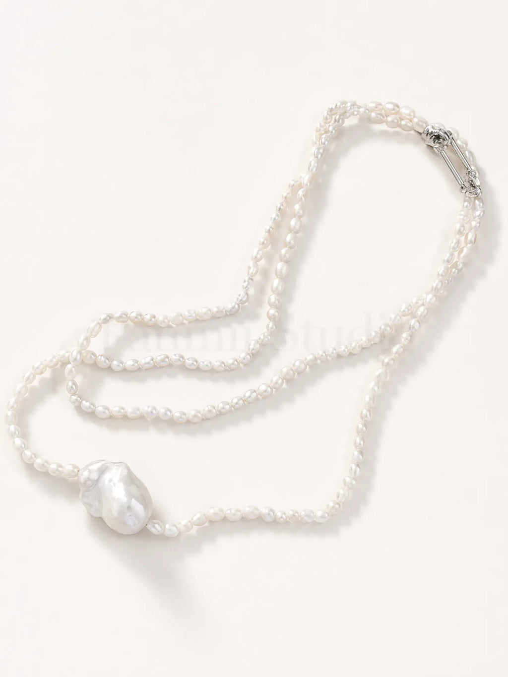 freshwater pearl baroque pearl neclace