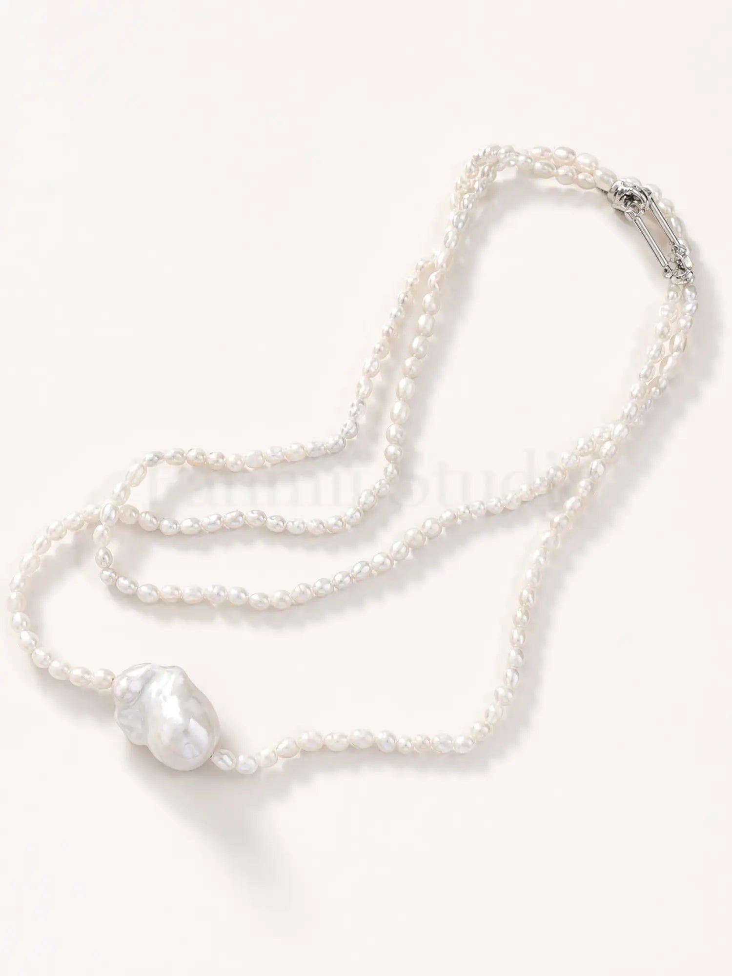 freshwater pearl baroque pearl neclace